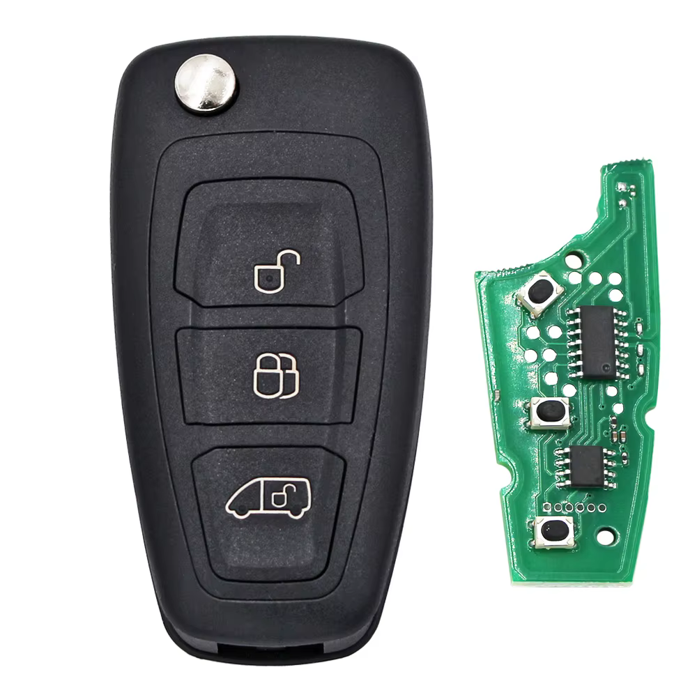 BK2T15K601AD Aftermarket Remote Key 434MHz 83 Chip 3 Button for Ford Transit Custom