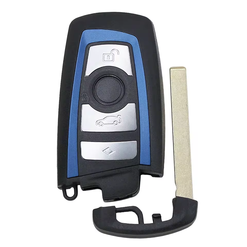 HUF5767 433MHz 7945 Chip 4 Button Blue Smart Key for BMW FEM