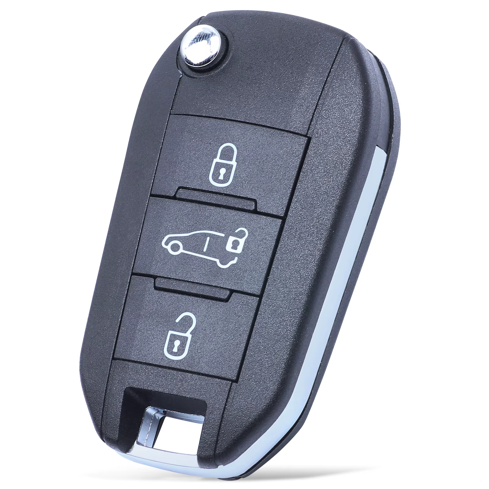 HUF8435 9809825177 433MHz 4A Chip HU83 3 Button (VAN) Flip Remote Key for Opel Corsa F