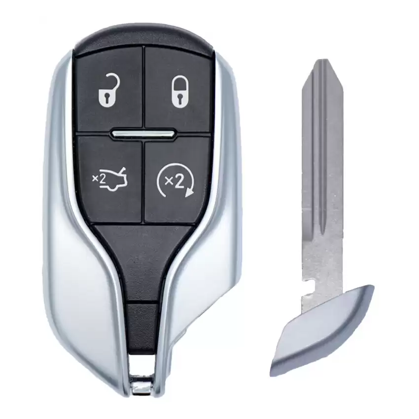 Maserati 46 Chip 433MHz 4 Button (Start) Smart Key for Maserati Ghibli & Quattroporte